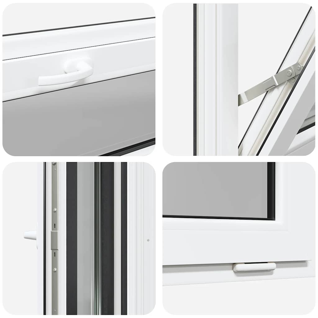 Basement Window RISOR 60x40 cm Tilt 3 Glazing Anthracite