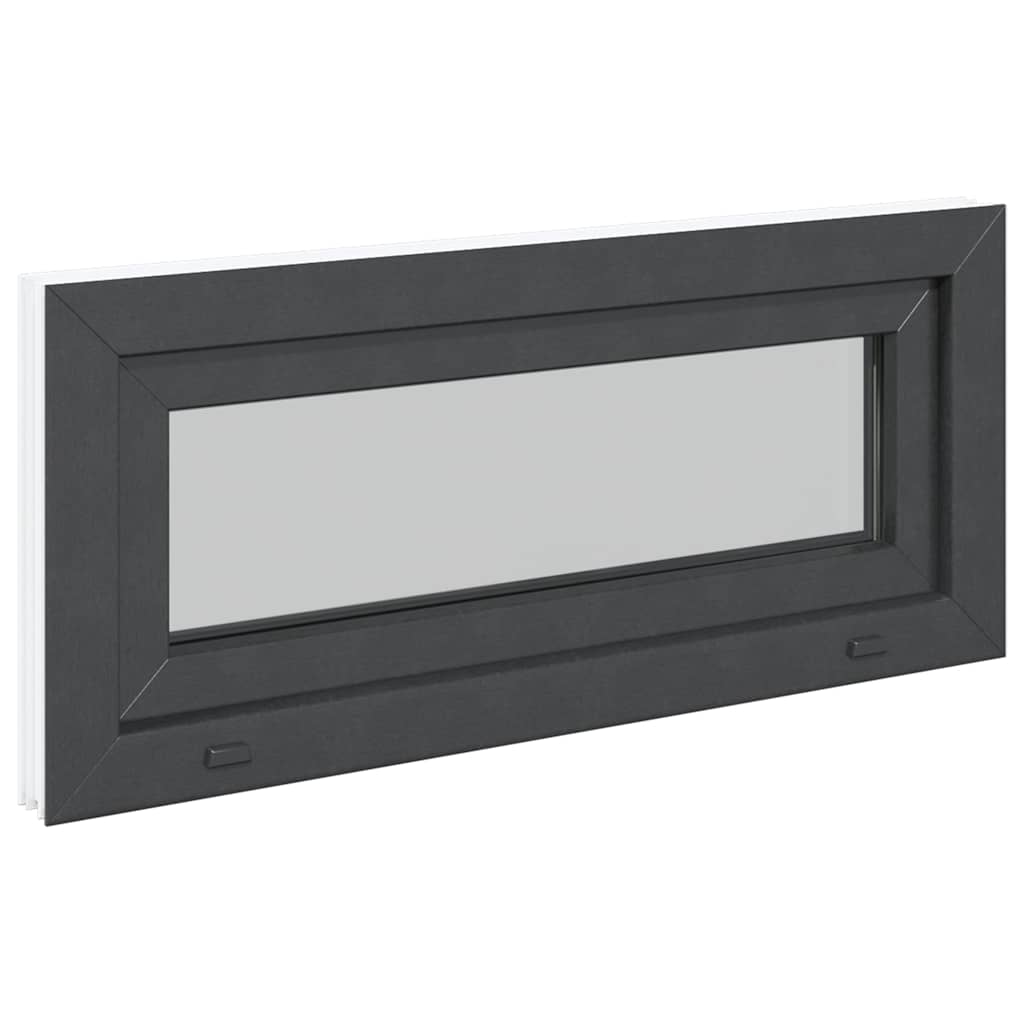 Basement Window RISOR 90x40 cm Tilt 3 Glazing Anthracite