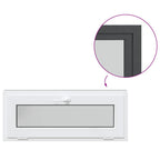 Basement Window RISOR 100x40 cm Tilt 3 Glazing Anthracite