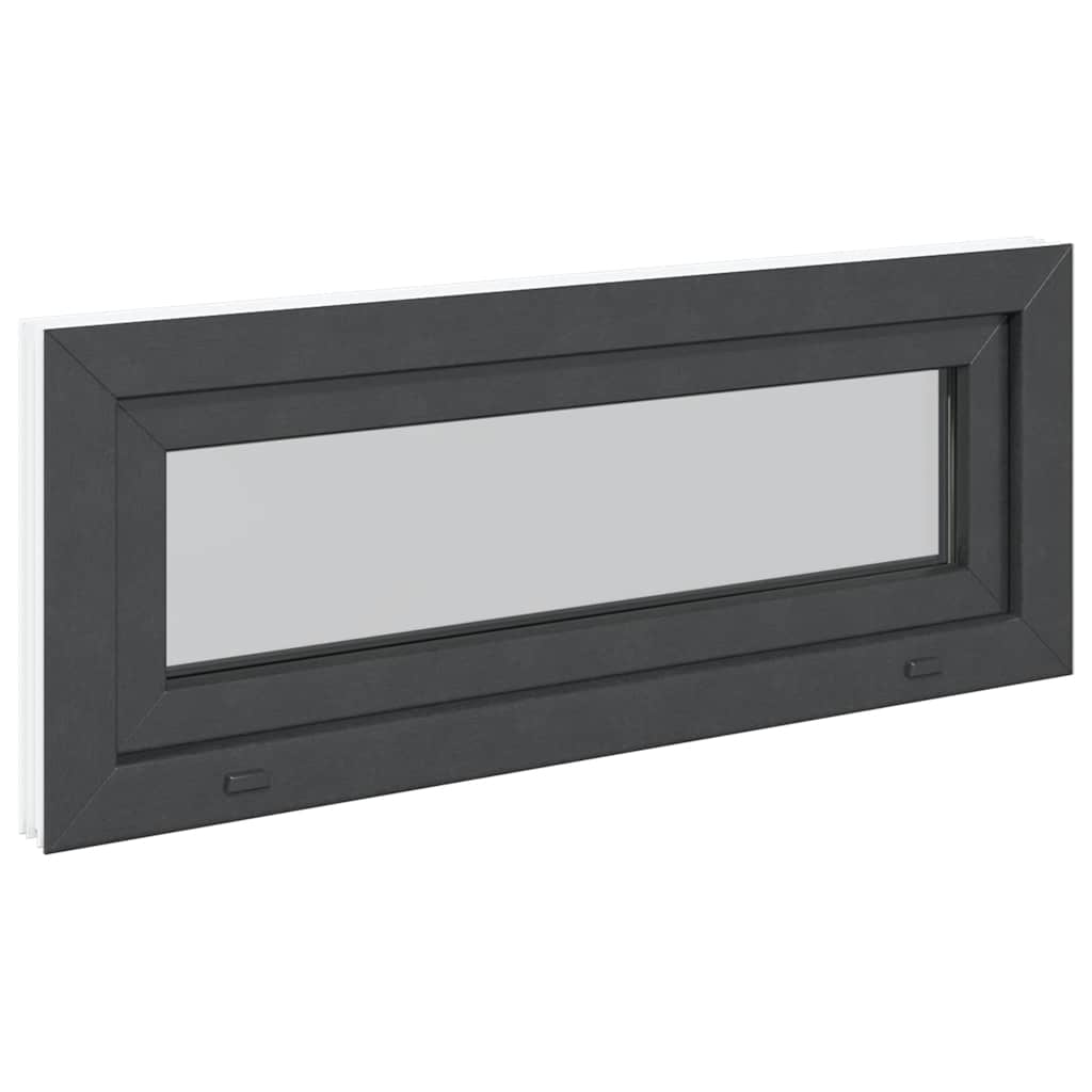 Basement Window RISOR 100x40 cm Tilt 3 Glazing Anthracite