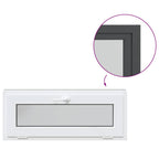 Basement Window RISOR 110x40 cm Tilt 3 Glazing Anthracite