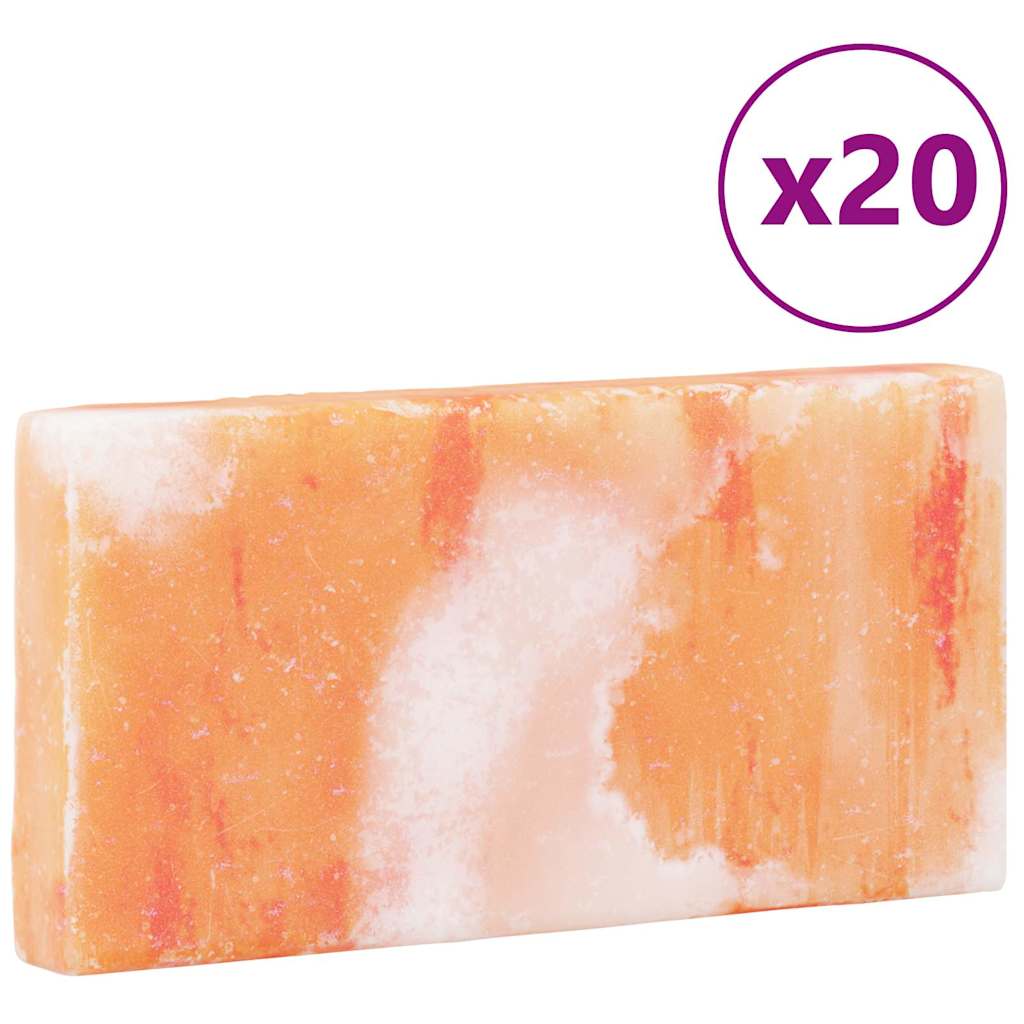 Salt Stones 20 pcs Pink 20 x 2.5 x 10 cm Stones