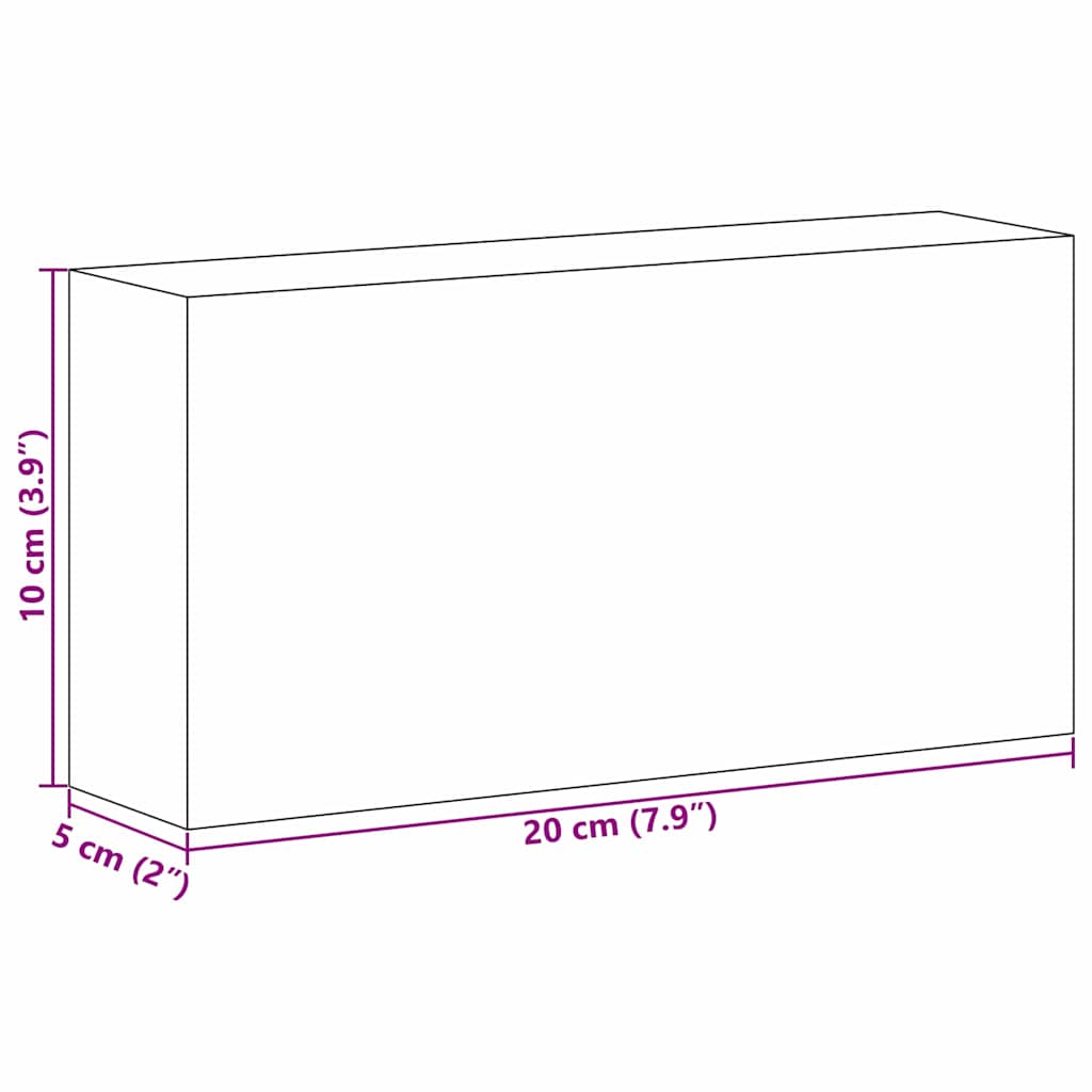 Salt Stones 10 pcs Pink 20 x 5 x 10 cm Rock Salt