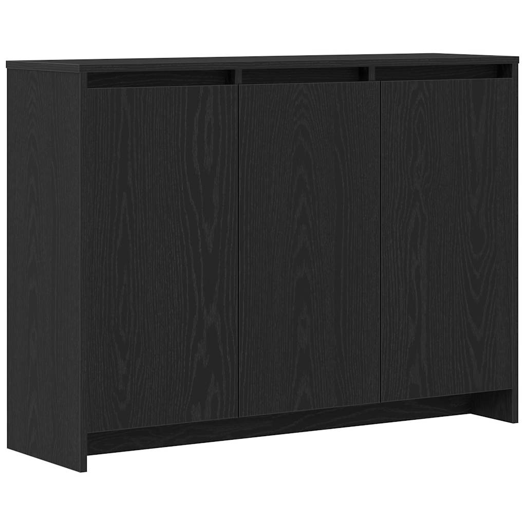 Sideboard Black 102 x 29.5 x 75 cm Engineered wood