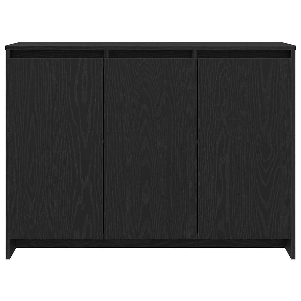 Sideboard Black 102 x 29.5 x 75 cm Engineered wood