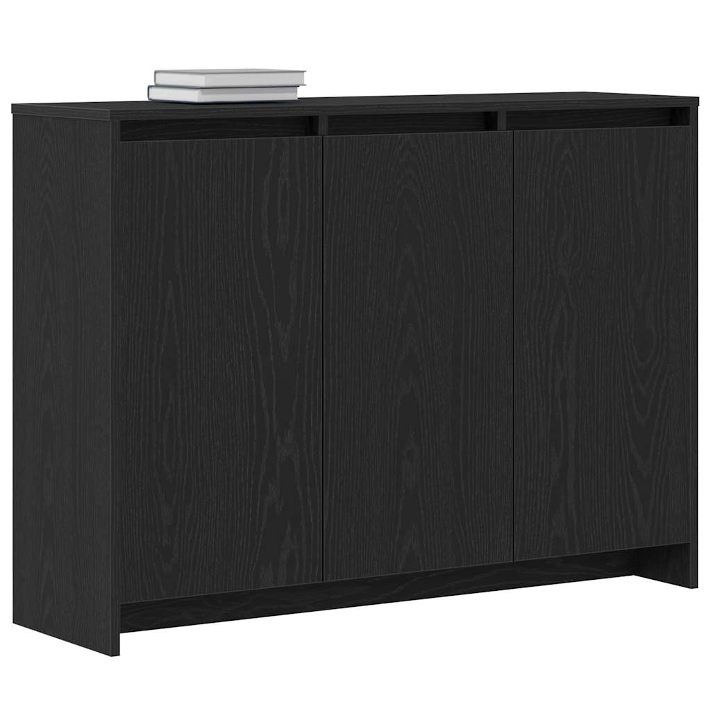 Sideboard Black 102 x 29.5 x 75 cm Engineered wood