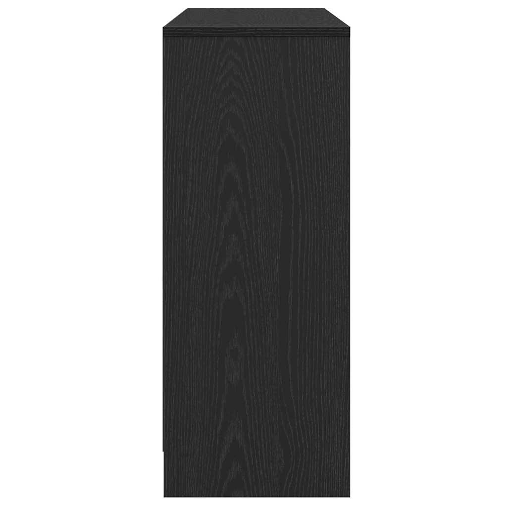 Sideboard Black 102 x 29.5 x 75 cm Engineered wood