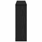 Wall Shelf Black Oak 85 x 16 x 52.5 cm Engineered Wood