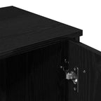 Dressing Table Black Oak 86.5 x 35 x 136 cm Engineered Wood