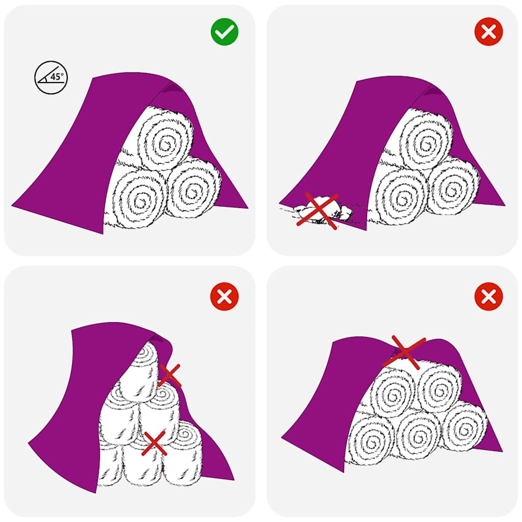 Haystack Tarp 9.8x6 m 140 g/m² Polypropylene