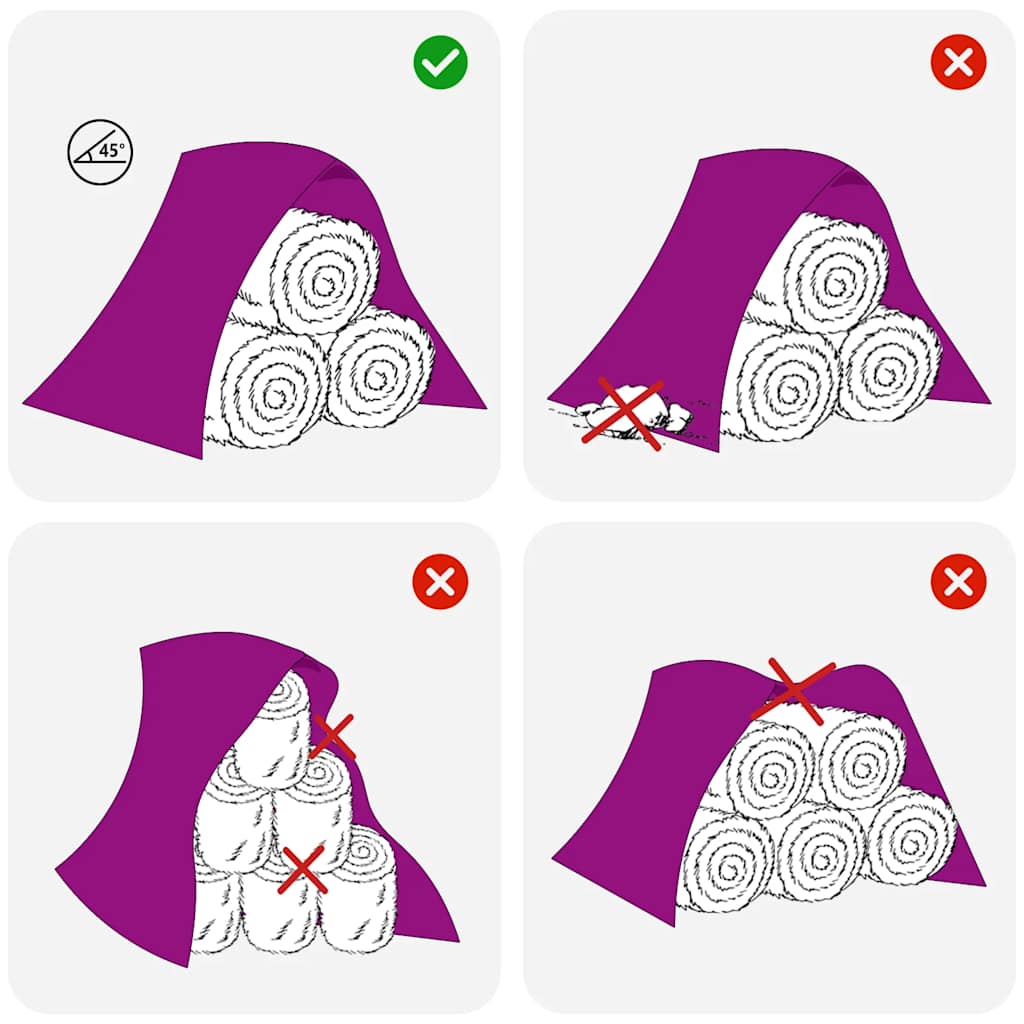 Haystack Tarp 9.8x12.5 m 140 g/m² Polypropylene