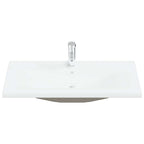 4 Piece Bathroom Furniture Set Artisan Oak Engineered Wood