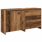 2 Piece Sideboard Old Wood Engineered Wood