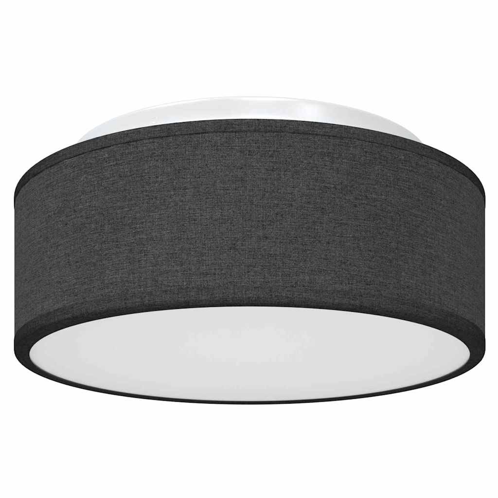 Ceiling Lamp with Spotlights Black 30 x 30 x 13.5 cm Fabric