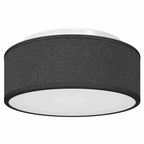 Ceiling Lamp with Spotlights Black 30 x 30 x 13.5 cm Fabric