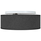 Ceiling Lamp with Spotlights Black 30 x 30 x 13.5 cm Fabric