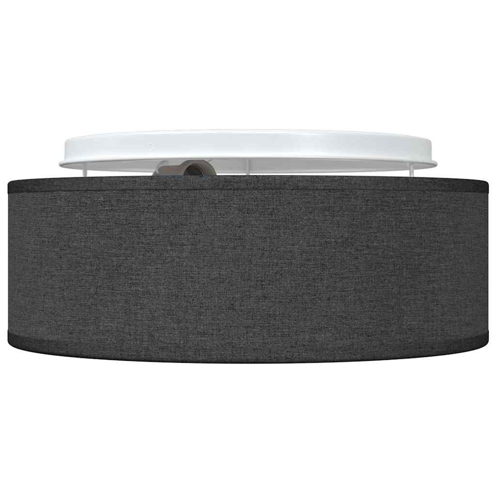 Ceiling Lamp with Spotlights Black 30 x 30 x 13.5 cm Fabric