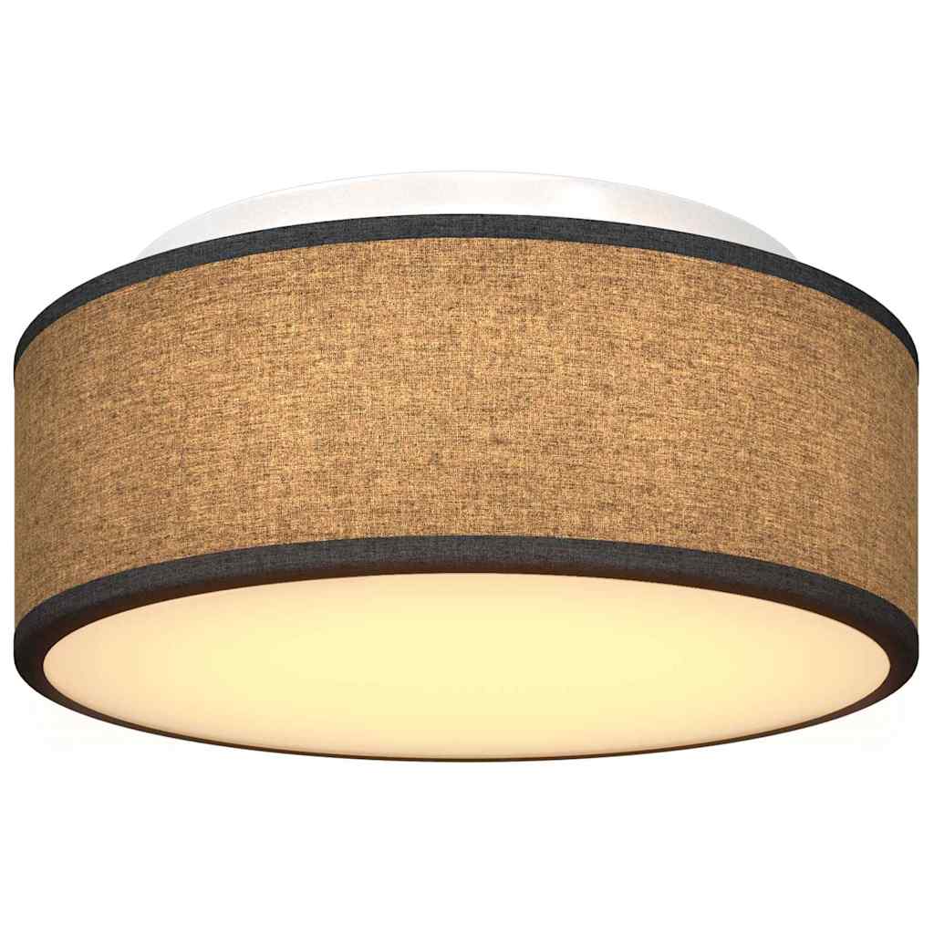 Ceiling Lamp with Spotlights Black 30 x 30 x 13.5 cm Fabric