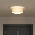 Ceiling Lamp with Spotlights White 30 x 30 x 13.5 cm Fabric