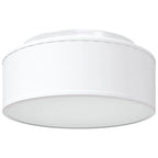 Ceiling Lamp with Spotlights White 30 x 30 x 13.5 cm Fabric