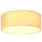 Ceiling Lamp with Spotlights White 30 x 30 x 13.5 cm Fabric