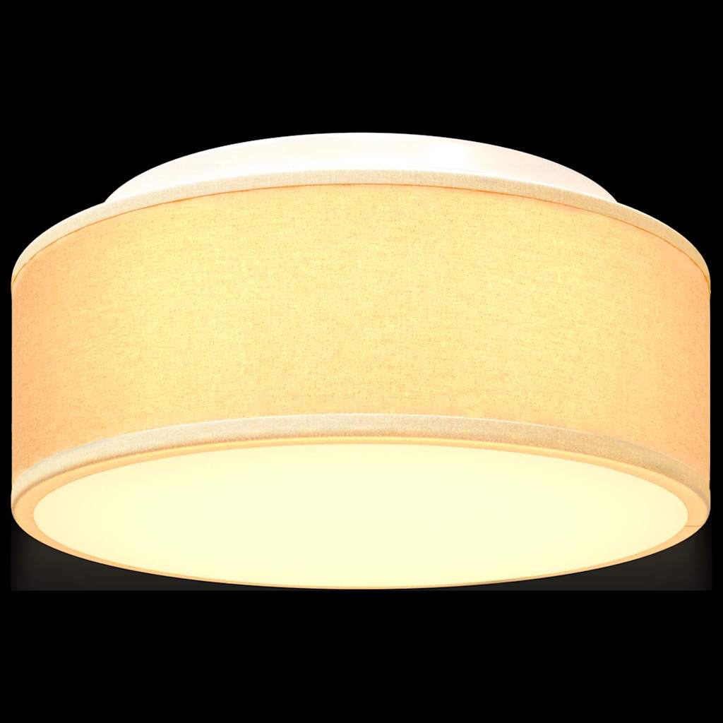 Ceiling Lamp with Spotlights White 30 x 30 x 13.5 cm Fabric