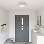 Ceiling Lamp with Spotlights Grey 30 x 30 x 13.5 cm Fabric