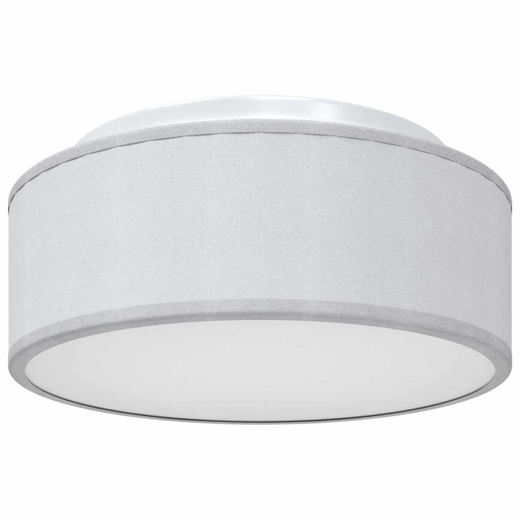 Ceiling Lamp with Spotlights Grey 30 x 30 x 13.5 cm Fabric