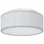 Ceiling Lamp with Spotlights Grey 30 x 30 x 13.5 cm Fabric