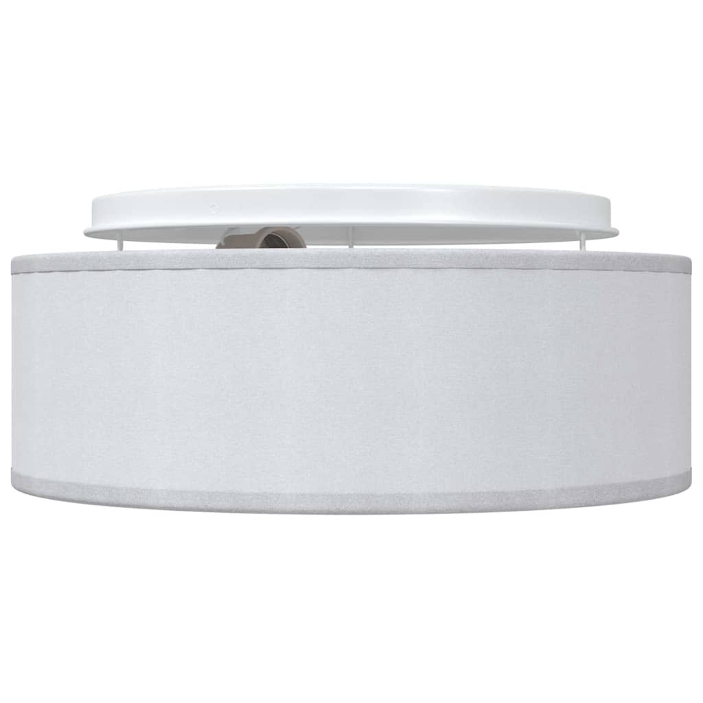 Ceiling Lamp with Spotlights Grey 30 x 30 x 13.5 cm Fabric