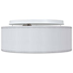 Ceiling Lamp with Spotlights Grey 30 x 30 x 13.5 cm Fabric