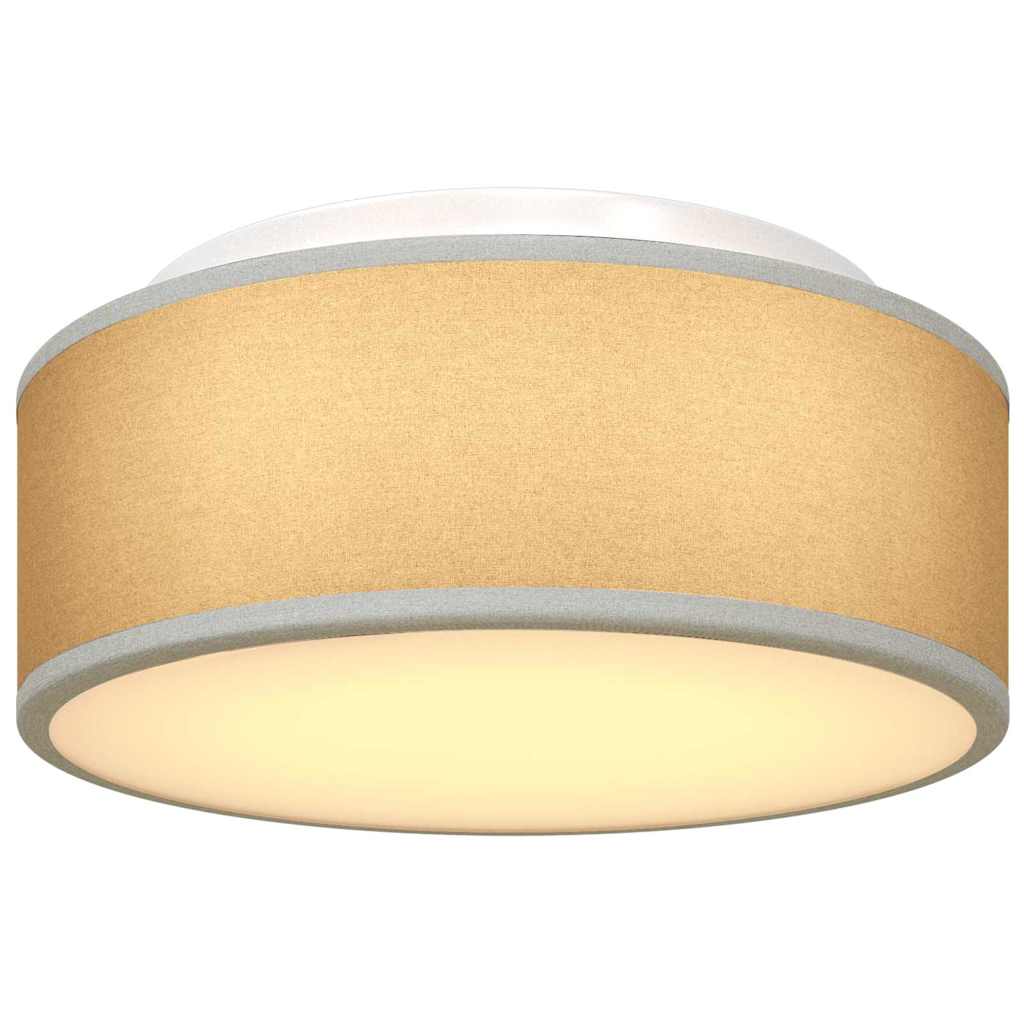 Ceiling Lamp with Spotlights Grey 30 x 30 x 13.5 cm Fabric