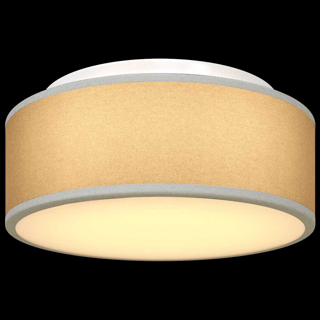 Ceiling Lamp with Spotlights Grey 30 x 30 x 13.5 cm Fabric
