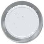 Ceiling Lamp with Spotlights Grey 30 x 30 x 13.5 cm Fabric