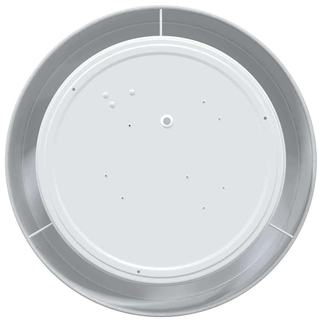 Ceiling Lamp with Spotlights Grey 30 x 30 x 13.5 cm Fabric