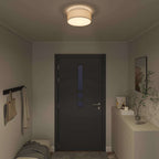 Ceiling Lamp with Spotlights Taupe 30 x 30 x 13.5 cm Fabric