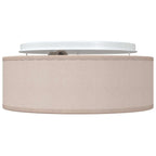 Ceiling Lamp with Spotlights Taupe 30 x 30 x 13.5 cm Fabric