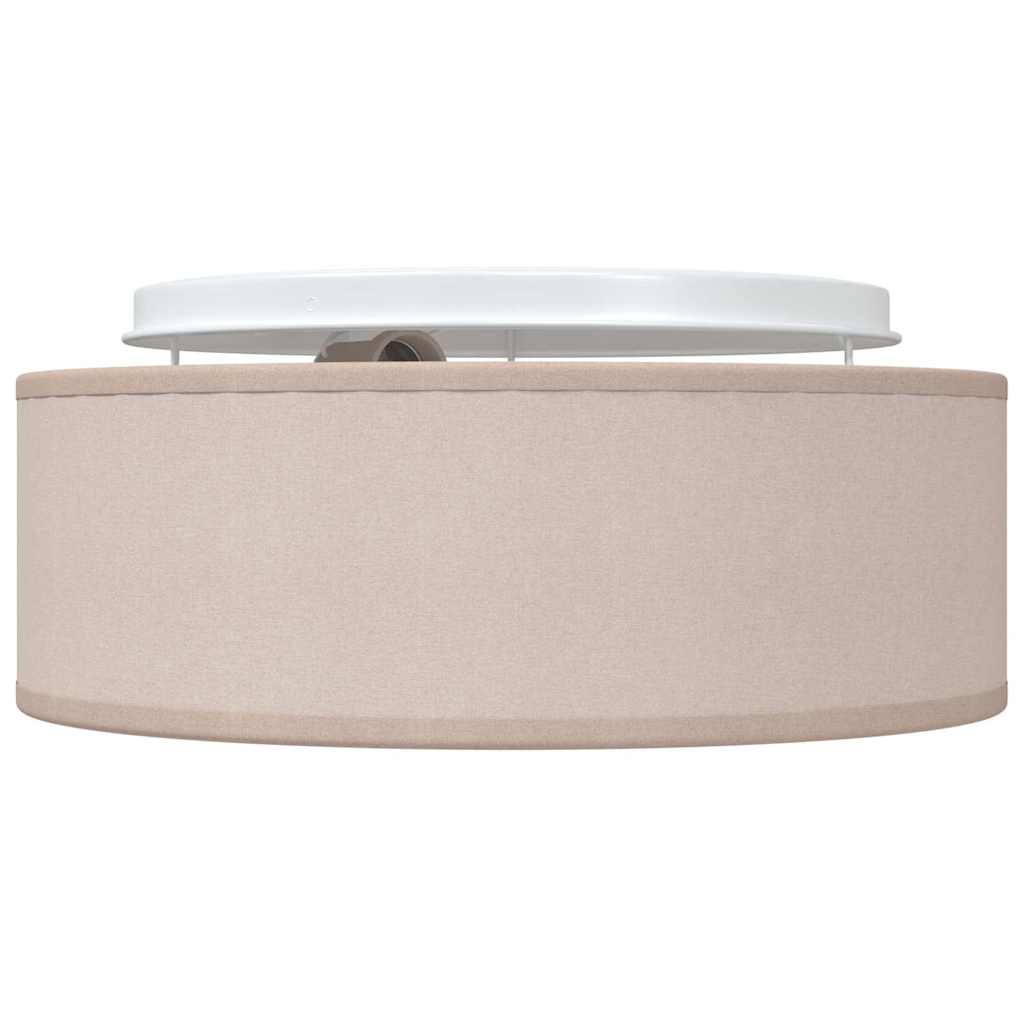 Ceiling Lamp with Spotlights Taupe 30 x 30 x 13.5 cm Fabric