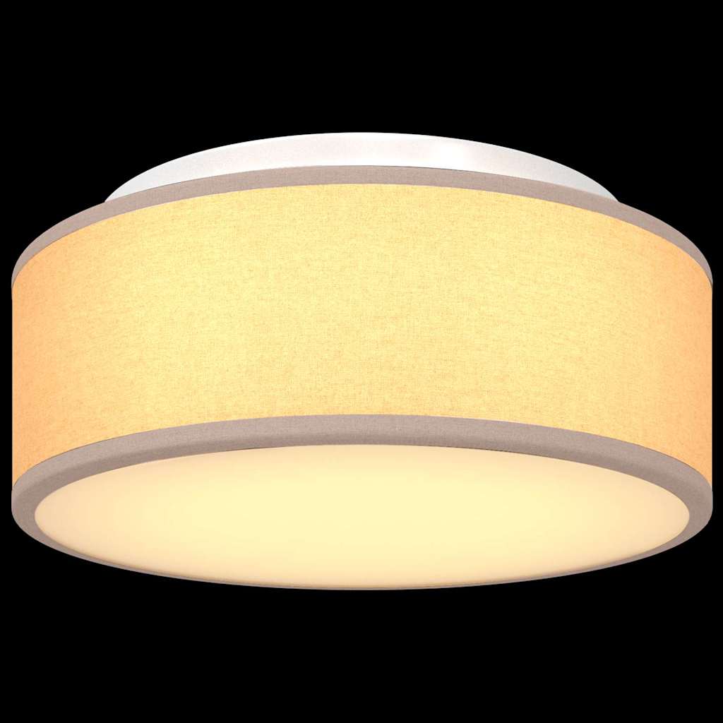 Ceiling Lamp with Spotlights Taupe 30 x 30 x 13.5 cm Fabric