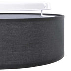 Ceiling Lamp with Spotlights Black 38 x 38 x 13.5 cm Fabric