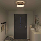 Ceiling Lamp with Spotlights Black 38 x 38 x 13.5 cm Fabric