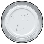 Ceiling Lamp with Spotlights Black 38 x 38 x 13.5 cm Fabric