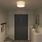 Ceiling Lamp with Spotlights White 38 x 38 x 13.5 cm Fabric