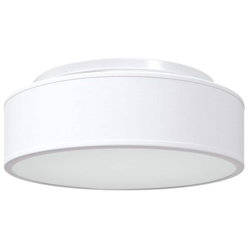 Ceiling Lamp with Spotlights White 38 x 38 x 13.5 cm Fabric