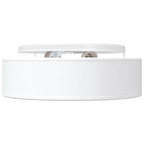 Ceiling Lamp with Spotlights White 38 x 38 x 13.5 cm Fabric
