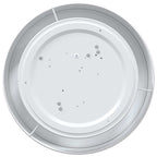 Ceiling Lamp with Spotlights White 38 x 38 x 13.5 cm Fabric