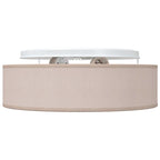 Ceiling Lamp with Spotlights Taupe 38 x 38 x 13.5 cm Fabric