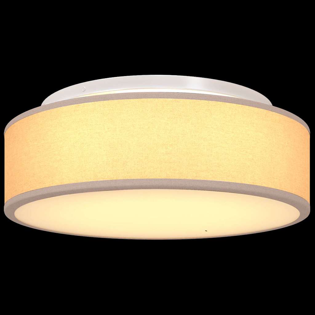 Ceiling Lamp with Spotlights Taupe 38 x 38 x 13.5 cm Fabric