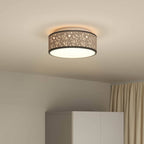 Ceiling Lamp with Spotlights Black 30 x 30 x 13.5 cm Fabric