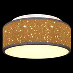 Ceiling Lamp with Spotlights Black 30 x 30 x 13.5 cm Fabric
